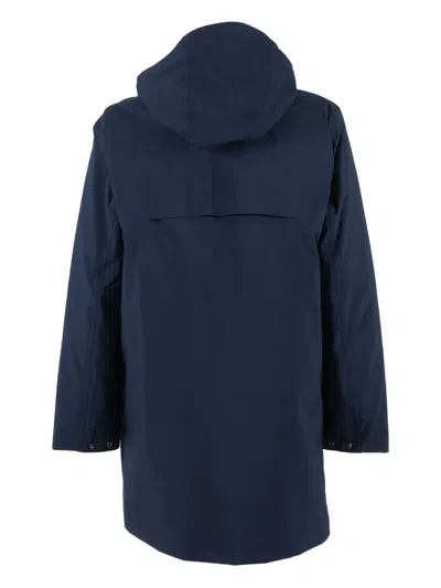 K-way Thomal Bonded Padded Down Jacket In Blue