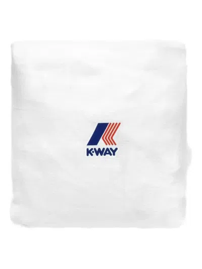 K-way Edouard Logo Cotton T-shirt In White
