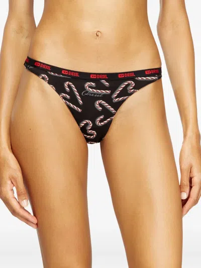 Diesel Stars-utlt-3pack Printed Thong In Multi