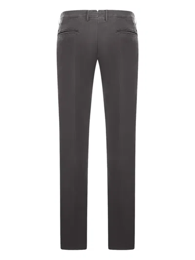 Incotex Tailored Trousers With Pockets And Loops In Gray