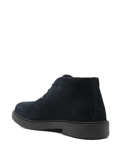 Geox Lace-up Boots In Blue