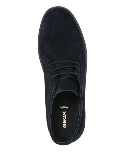 Geox Lace-up Boots In Blue