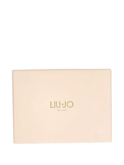 Liu •jo Embossed Zip-around Wallet In Pink