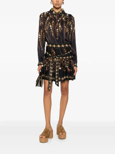 Farm Rio Floral Button Shirt In Multi