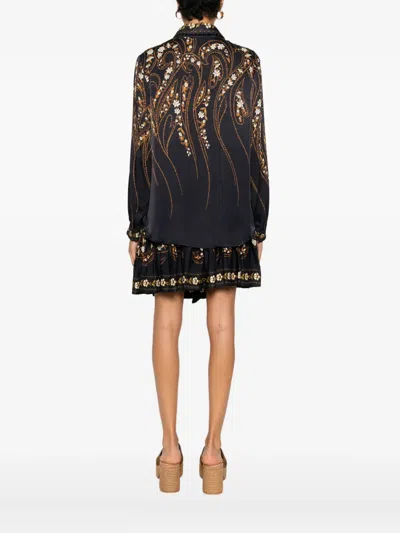 Farm Rio Floral Button Shirt In Multi