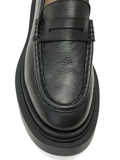 Allsaints Lug-sole Penny Loafers In Black