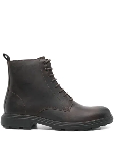 Geox Lace-up Boots In Brown