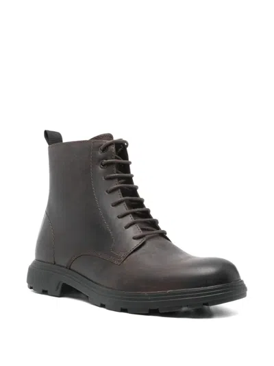 Geox Lace-up Boots In Brown