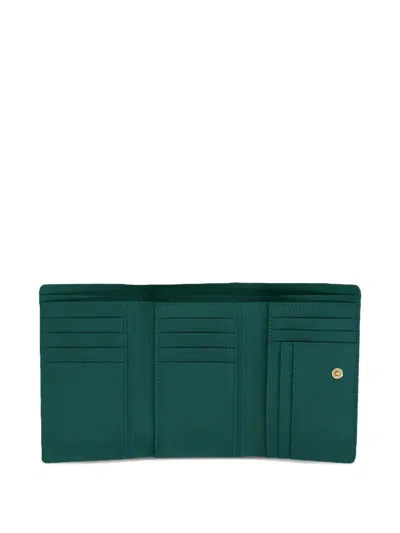 压纹LOGO三折钱包