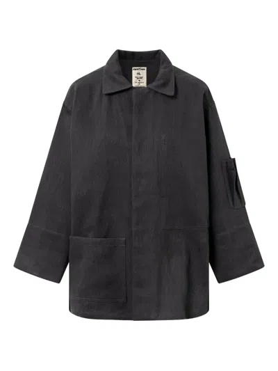 Anntian Pocket Jacket In Gray