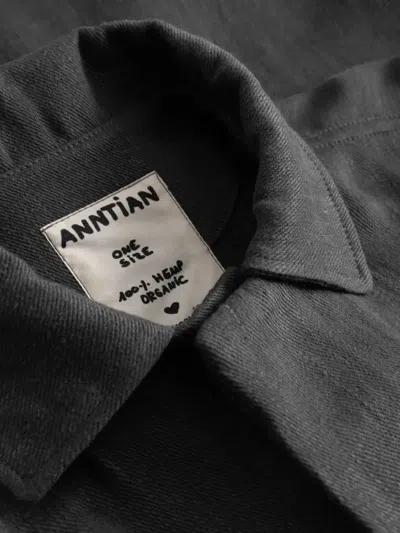 Anntian Pocket Jacket In Gray