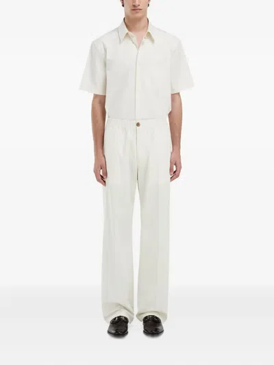 Ferragamo Elasticated Tailore Trousers In White