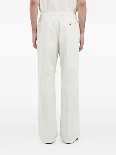 Ferragamo Elasticated Tailore Trousers In White