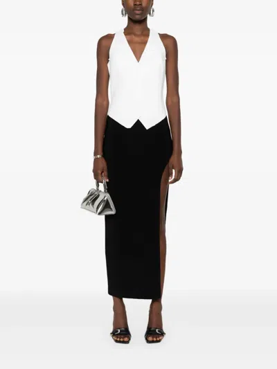 Norma Kamali Marissa Slit-detail Skirt In Black