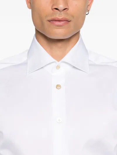 Kiton Button-down Shirt In Yellow