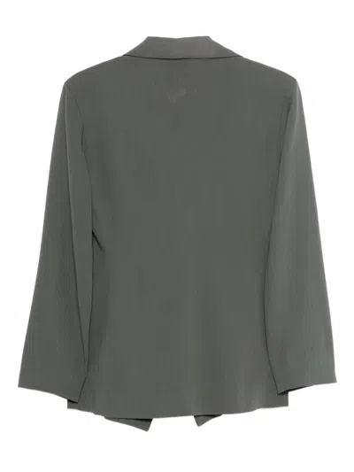 Pre-owned Vivienne Westwood 1990s Button-fastening Blazer In Gray