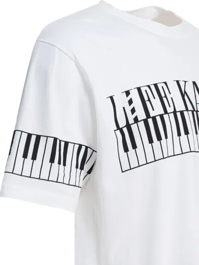 Kapital Piano-print T-shirt In White