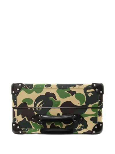 A Bathing Ape X Globe-trotter Camouflage-print Luggage In Multi