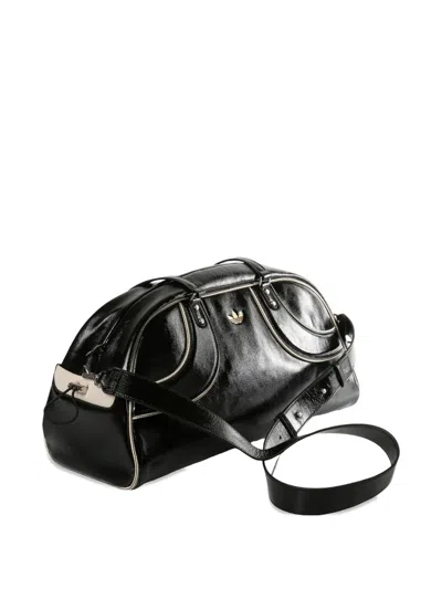 Adidas Originals X Wales Bonner Leather Bag In Black