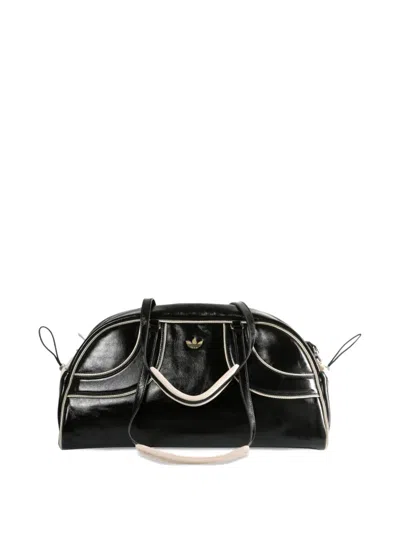 Adidas Originals X Wales Bonner Leather Bag In Black