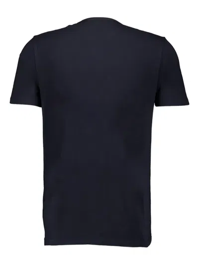Majestic Round Neck Shirt In Blue