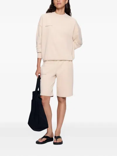 Pangaia 365 Cotton Shorts In Neutral