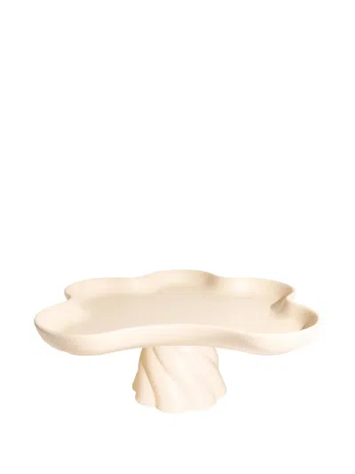 Octaevo Twisted Tray (25cm X 27cm) In Neutral