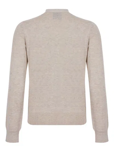 Isabel Marant Beige Viscose Wool Sweater In Animal Print