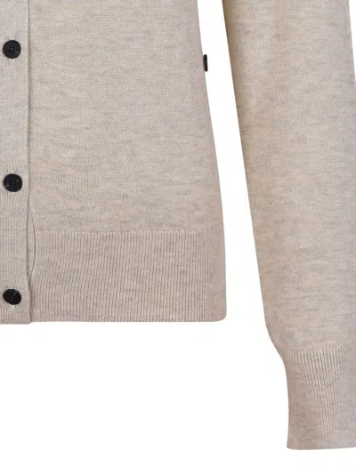 Isabel Marant Beige Viscose Wool Sweater In Animal Print