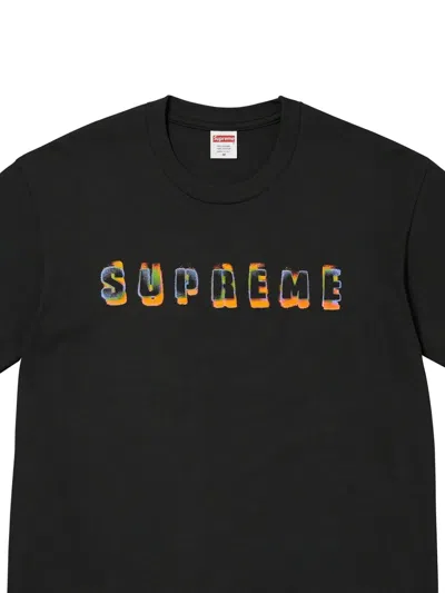 Supreme Logo T-shirt In Black