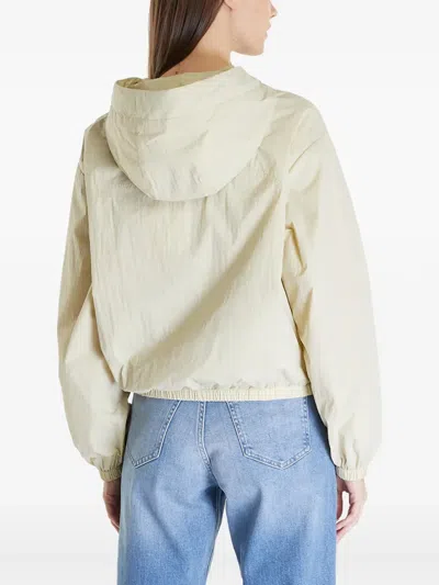 Calvin Klein Jeans Est.1978 Hooded Lightweight Jacket In Neutral