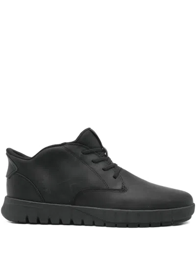 Geox Lace-up Boots In Black