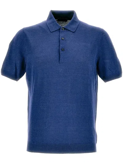 Fay Logo-embroidered Polo Shirt In Multi