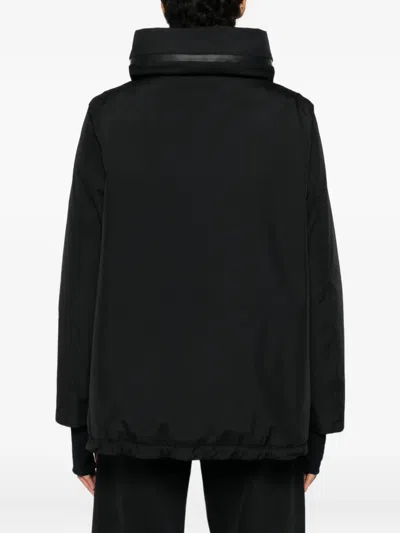 Herno Zip Hooded Jacket In Black