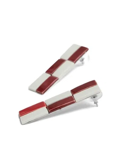 Andres Gallardo Tile Earring In Multi