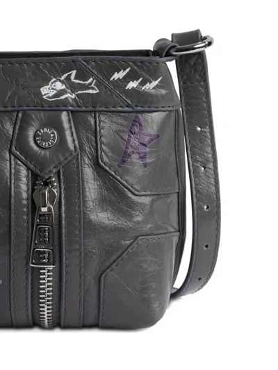 Zadig & Voltaire X Humberto Cruz Sunny Mood Cross Body Bag In Black