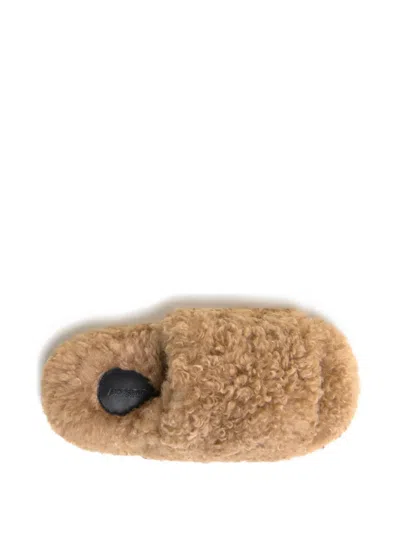Apparis Dillon Bouclette Slides In Brown