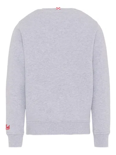 Mc2 Saint Barth X Marvel Spiderman-print Sweatshirt In Gray