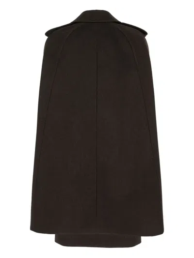 Burberry Belmont Trench Cape In Brown