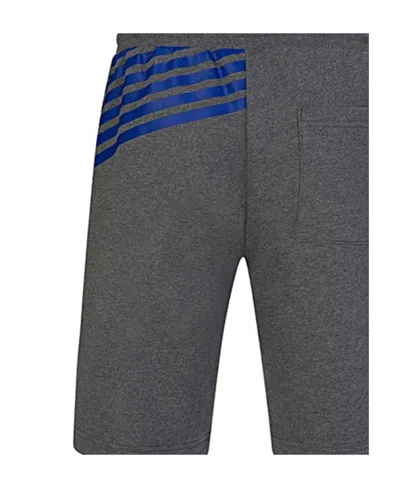 Ea7 Printed Sports Shorts In Gray