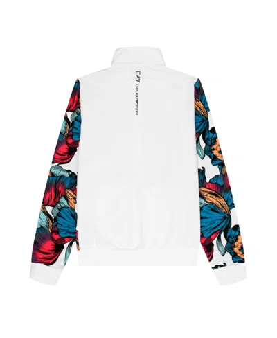 Ea7 Logo Casual Jacket In Multi
