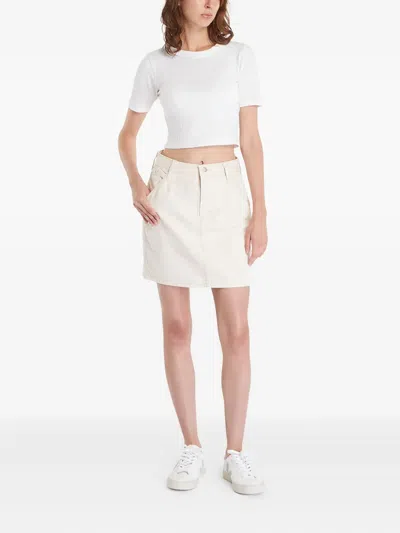 Calvin Klein Jeans Est.1978 Pocket Detail Skirt In White