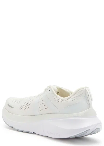 Saucony Guide 18 Panelled Mesh Sneakers In White