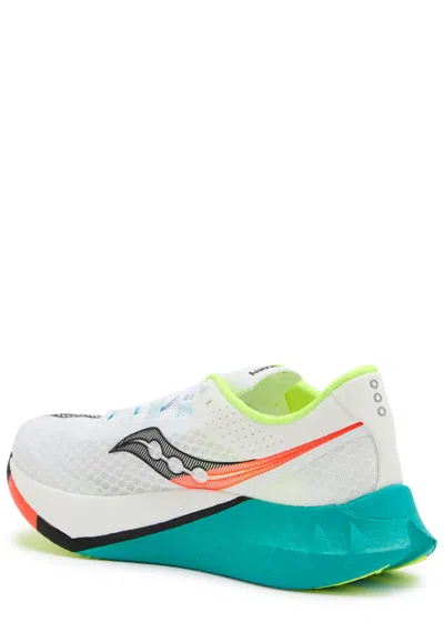 Saucony Endorphin Pro 4 Panelled Mesh Trainers In Animal Print