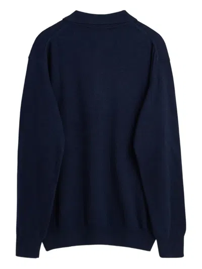 Soulland Marcel Sweater In Blue