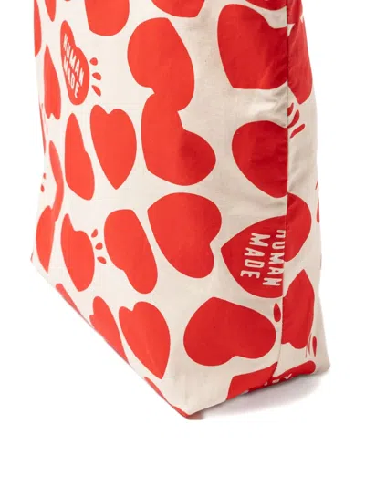 Human Made Heart-print Reversible Tote Bag In Multi