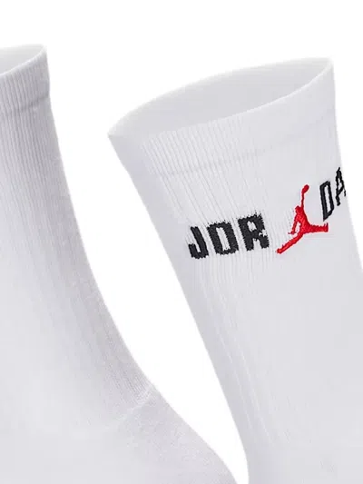 Jordan Logo-detail Socks In White