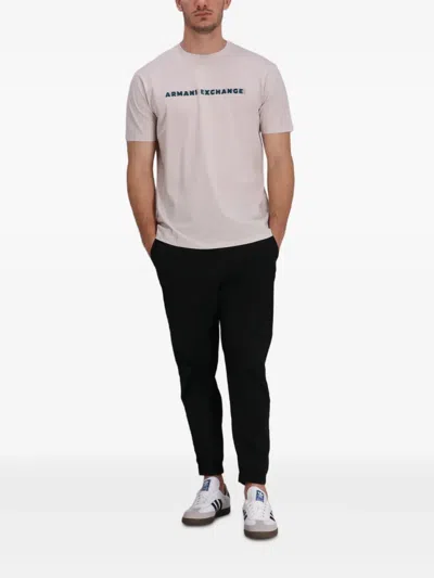 Armani Exchange Logo T-shirt In White