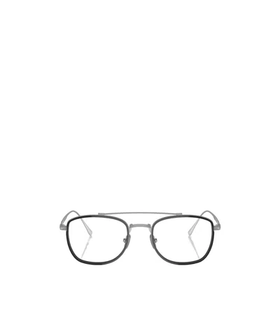 Persol Square-frame Glasses In Metallic