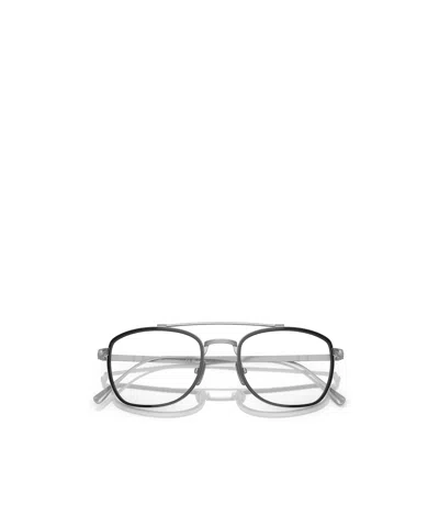 Persol Square-frame Glasses In Metallic